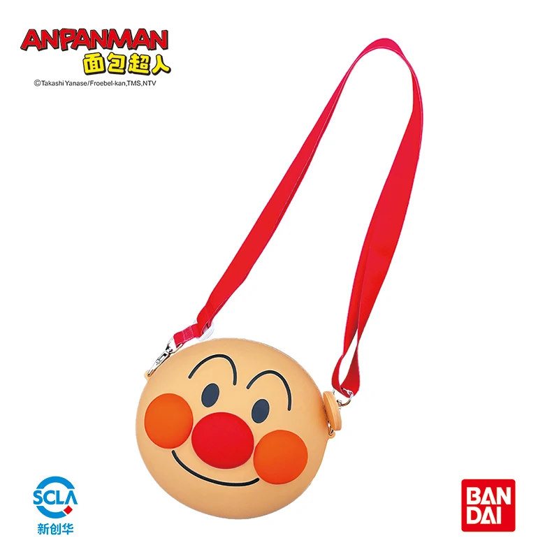 

BANDAI ANPANMAN Breadman супергерой милая силиконовая сумка через плечо Коллекционная игрушка-фигурка анимационный производственный аксессуар для косплея