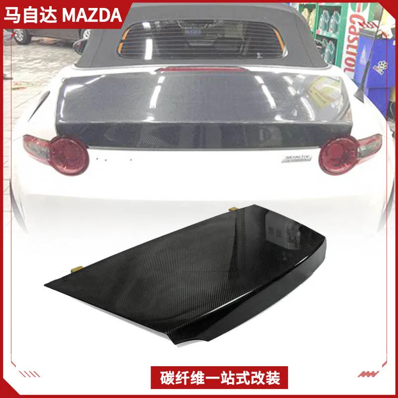 

For Miata Mazda MX5 ND RC Convertible Carbon Fiber Modified Rear Tail Cover Rear Trunk Cover
