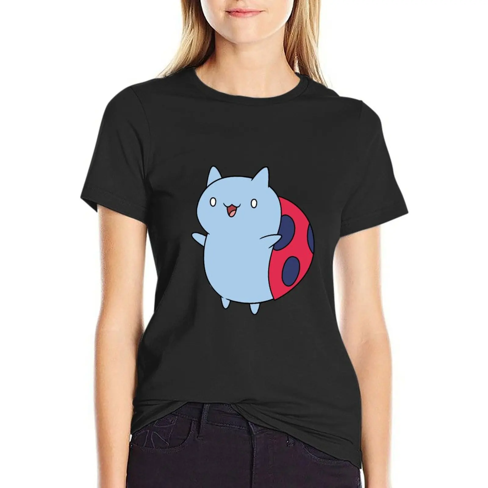 Catbug T-Shirt korean fashion hippie clothes graphic t-shirts for Women