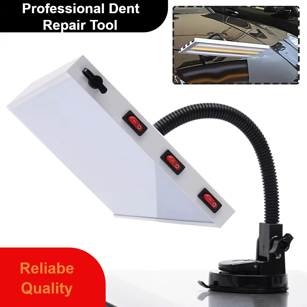 

Dent Repair Tool Assist Led Light Repair Tools Car Depression Repair Assist Led Lamp 3 Line Board Dent Remove Tools