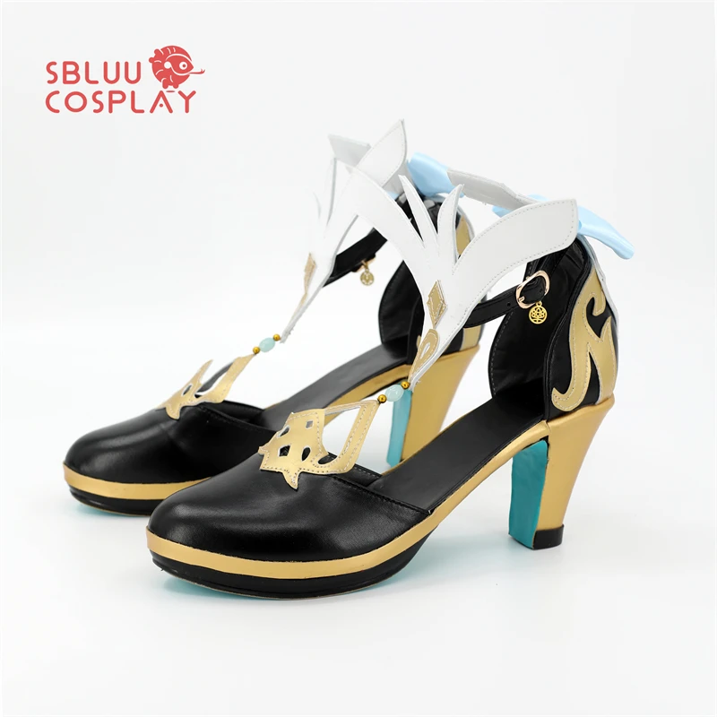SBluuCosplay Genshin Impact Escoffier Cosplay Schoenen Op maat gemaakt Halloweenfeest