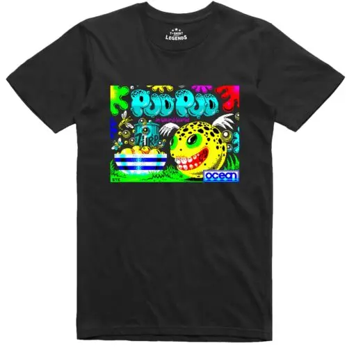 Pud T-shirt Spectrum 48k Commodore 64 Retro Offiziell Lizenziertes Tee