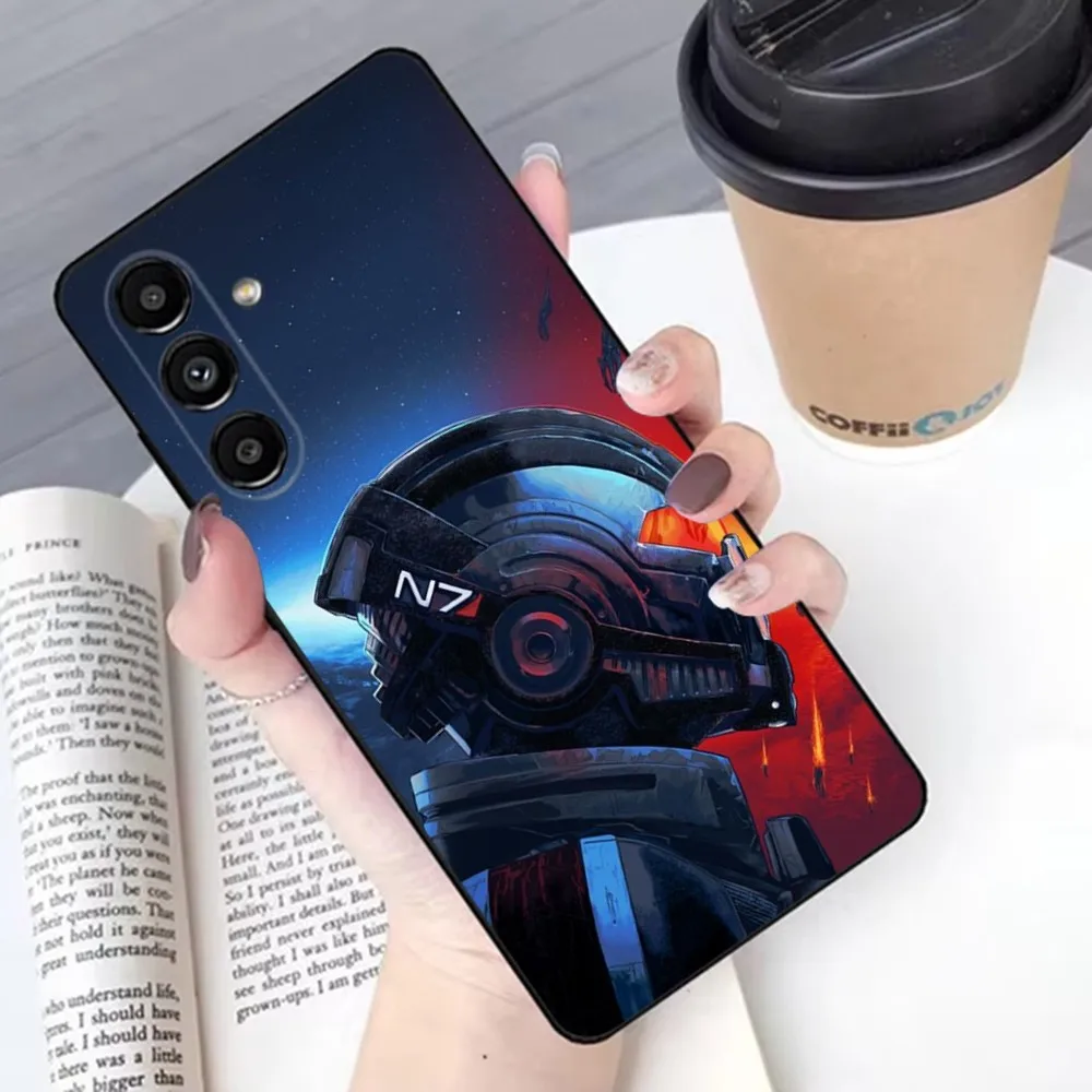 N7 Game M-Mass E-Effect  Phone Case For Samsung S 25,24,21,22,23,30,20,Ultra,Plus,Fe,Lite,Note,10,9,5G Black Soft