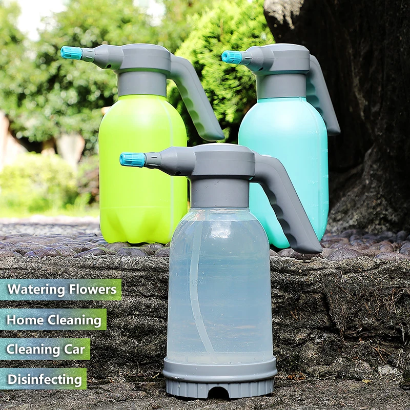 

Electric Garden Sprayer Watering Cans 2L Capacity Plant Mister Spray Bottle Waterproof Automatic Plant Atomizer For Garden