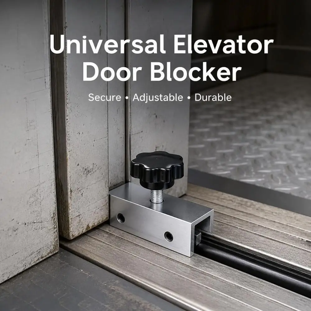 Door hardware Elevator Door Stopper Metal Universal Elevator Door Limiter Durable Hall Door Stopper Commercial Building