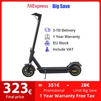 AOVOPRO ESMax 45KM Electric Scooter 35KM/H Fast Speed 1000W Peak Power 10 Inch Anti-puncture Air Tire 14.5AH Folding E-scooter