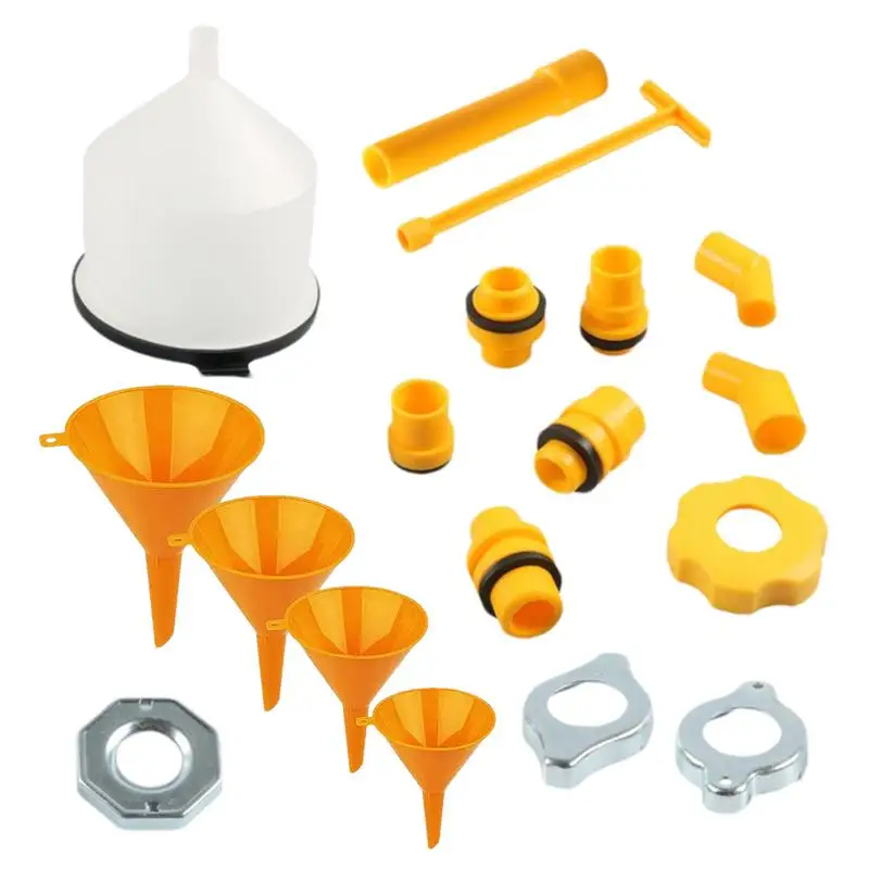 Radiator Funnel Burping Kit 19X Coolant Filling Spill Proof Funnel Antifreeze Funnel Coolant Funnel Burping Kit Coolant Bleeder