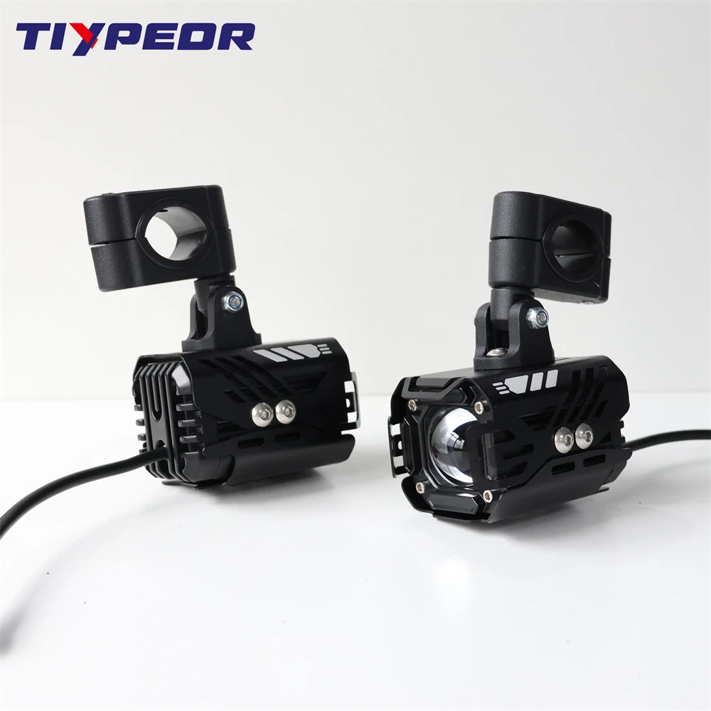 

TIYPEOR Universal Car Motorcycle Spotlight Headlight Fog Light LED Auxiliary Light Assembly Driving Lamp For Motorbike ATV UTV