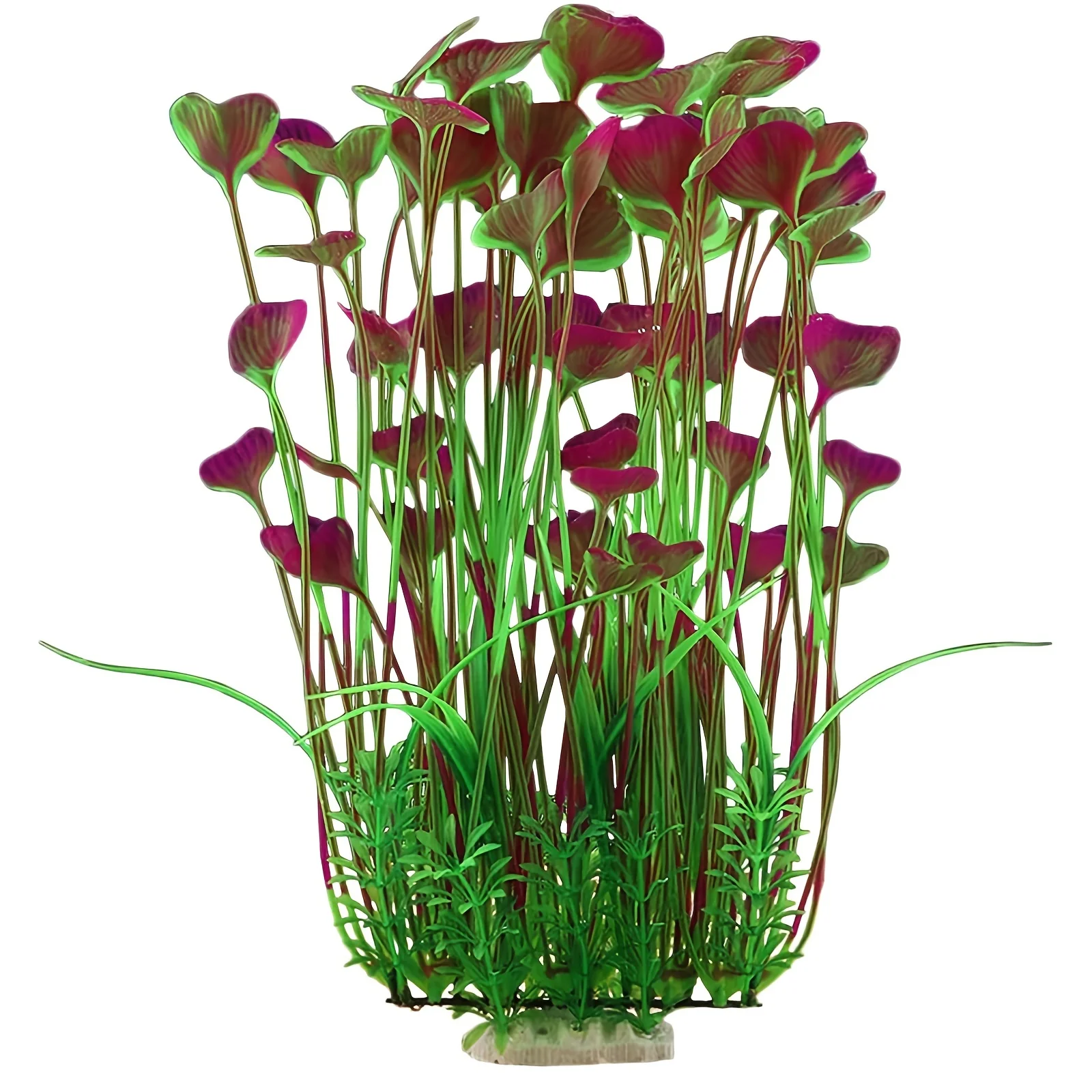 Lifelike Artificial Aquarium Plant Decorations - Vibrant Colors Ideal for All Fish Tanks Enhances Natural Aquatic Ambiance