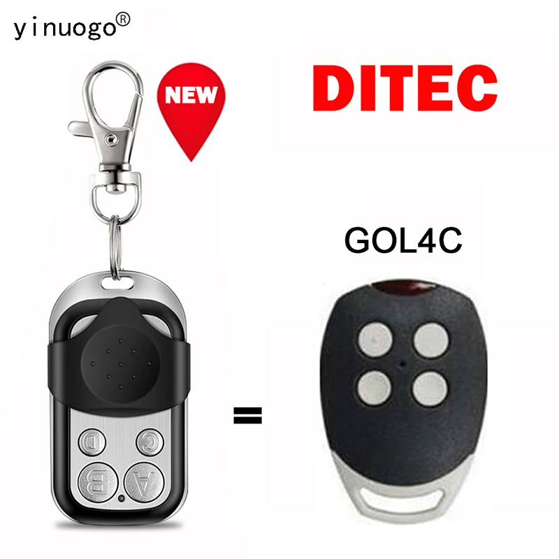 

DITEC GOL4C Пульт дистанционного управления с фиксированным кодом 433,92 МГц Пульт дистанционного управления для гаражных ворот Дистанционный дубликатор