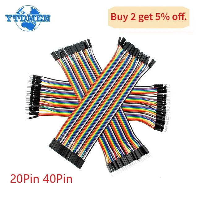 Dupont Cable 10CM Męski do męskiego + Męski do żeńskiego i żeński do żeńskiego Dupont Line Jumper Wire dla Arduino Zestaw DIY Electronics Kit