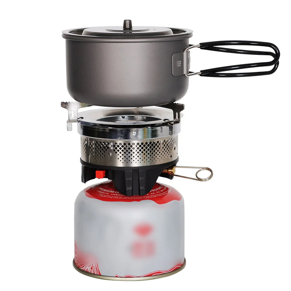 

Camping Cookware Outdoor Windproof Stove Camping Pot Set Portable Outdoor Stove