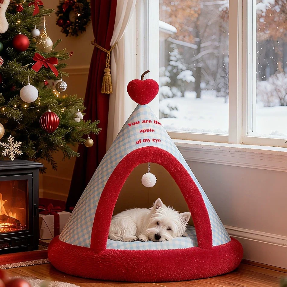 

Warm Cat Shelter Enclosed Cat Bed Outdoor Waterproof Windproof Thermal Insulated Warm Shelter for Medium Dogs Cold Weather