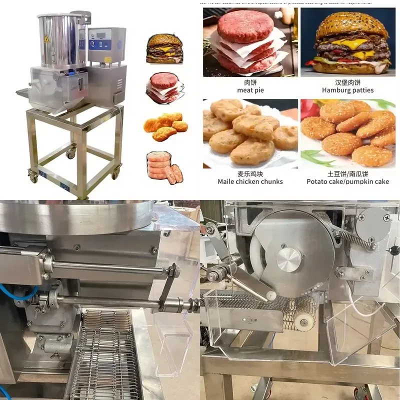 Commercial Electric Rapid Prototyping Hamburger Machine Meat Forming Machine for Fish Beef Patty