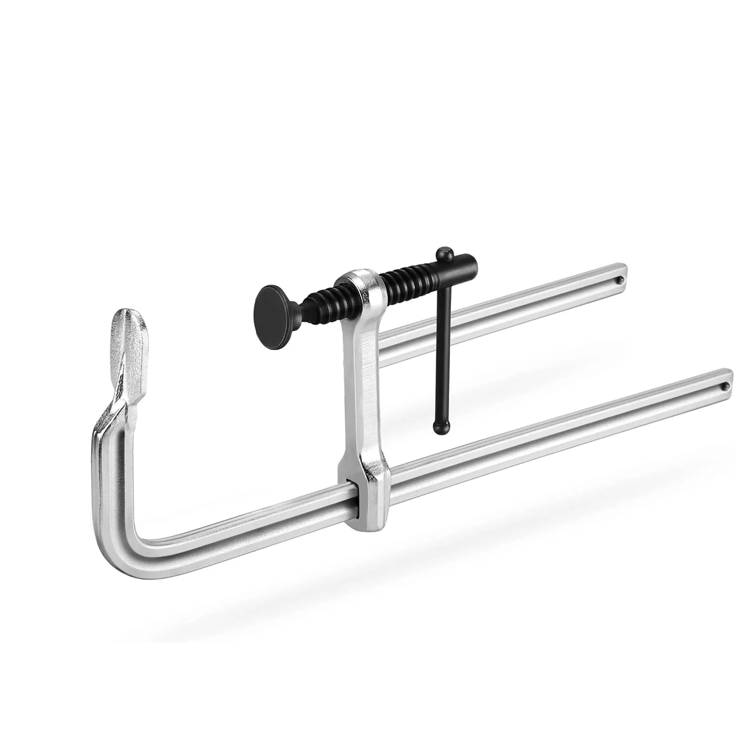 2pcs Light-Duty Drop Forged Steel Bar Clamps F Clamps 160x60mm/300x60mm for Welding Woodworking Metalworking DIY