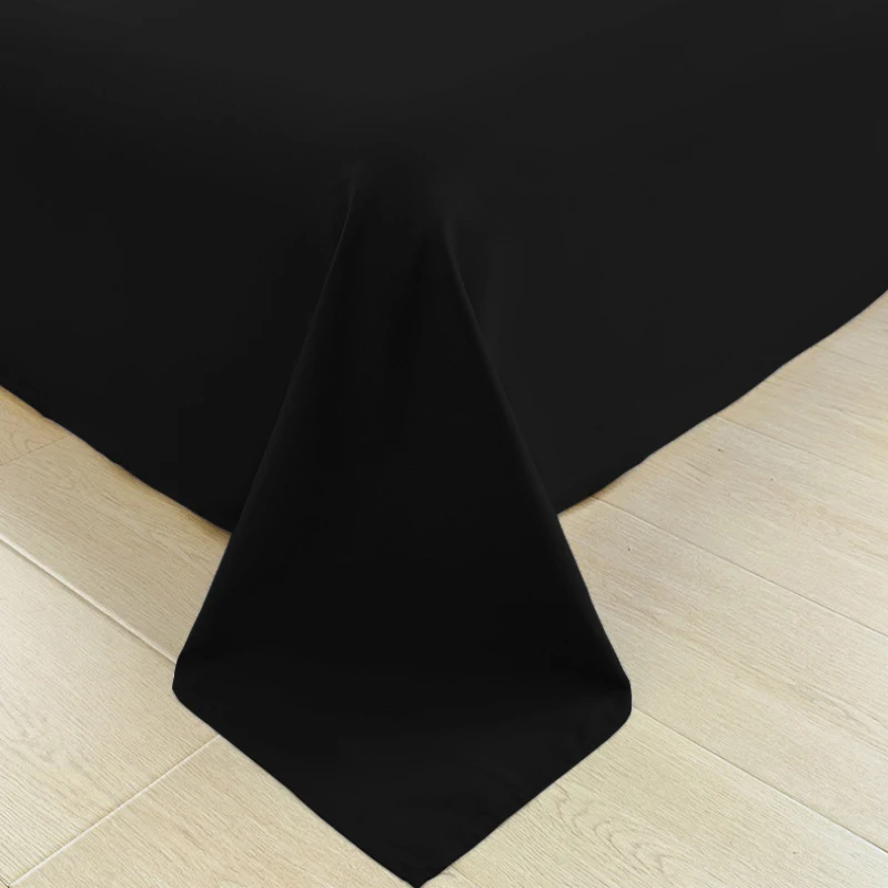 Large Size 1Pc Thick 100% Cotton Flat Sheet Solid Color High Quality Bed Sheet Various Sizes Can Be Customized 250cmX270cm
