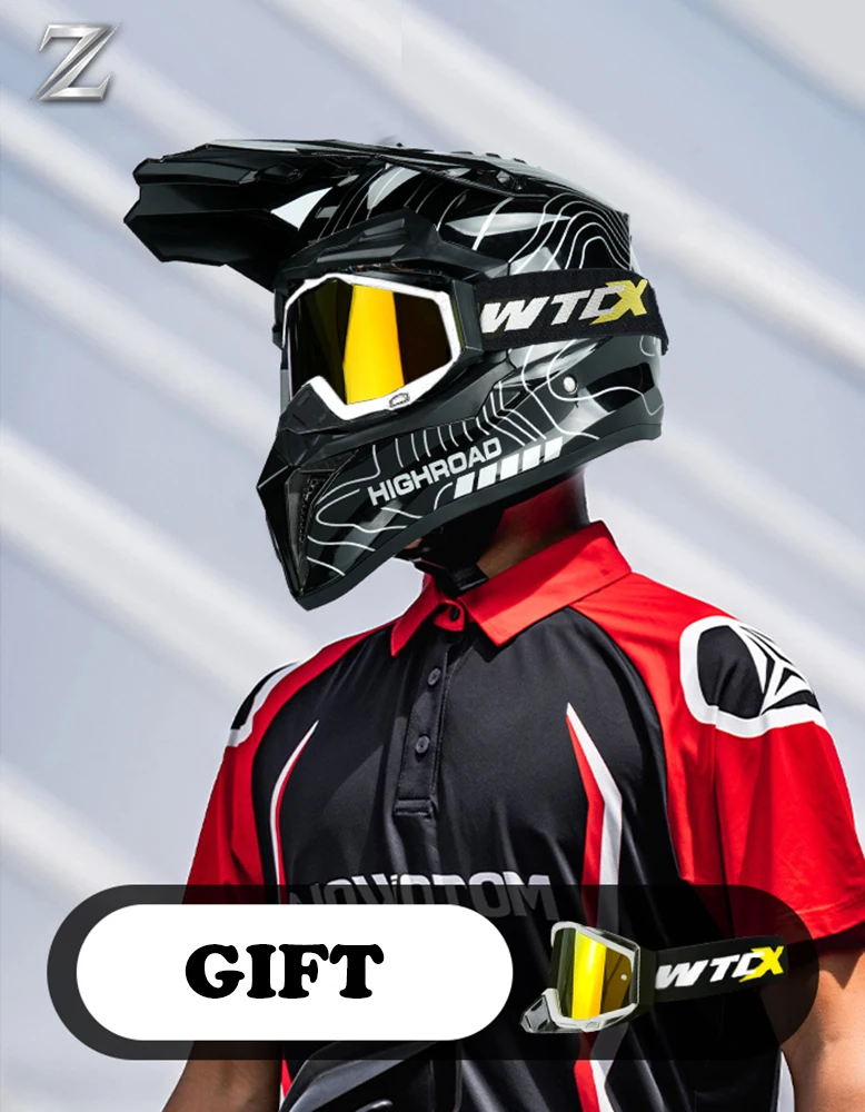 

Off-road helmet motorcycle riding full helmet locomotive lindway pull helmet all-season universal breathable hard helmet