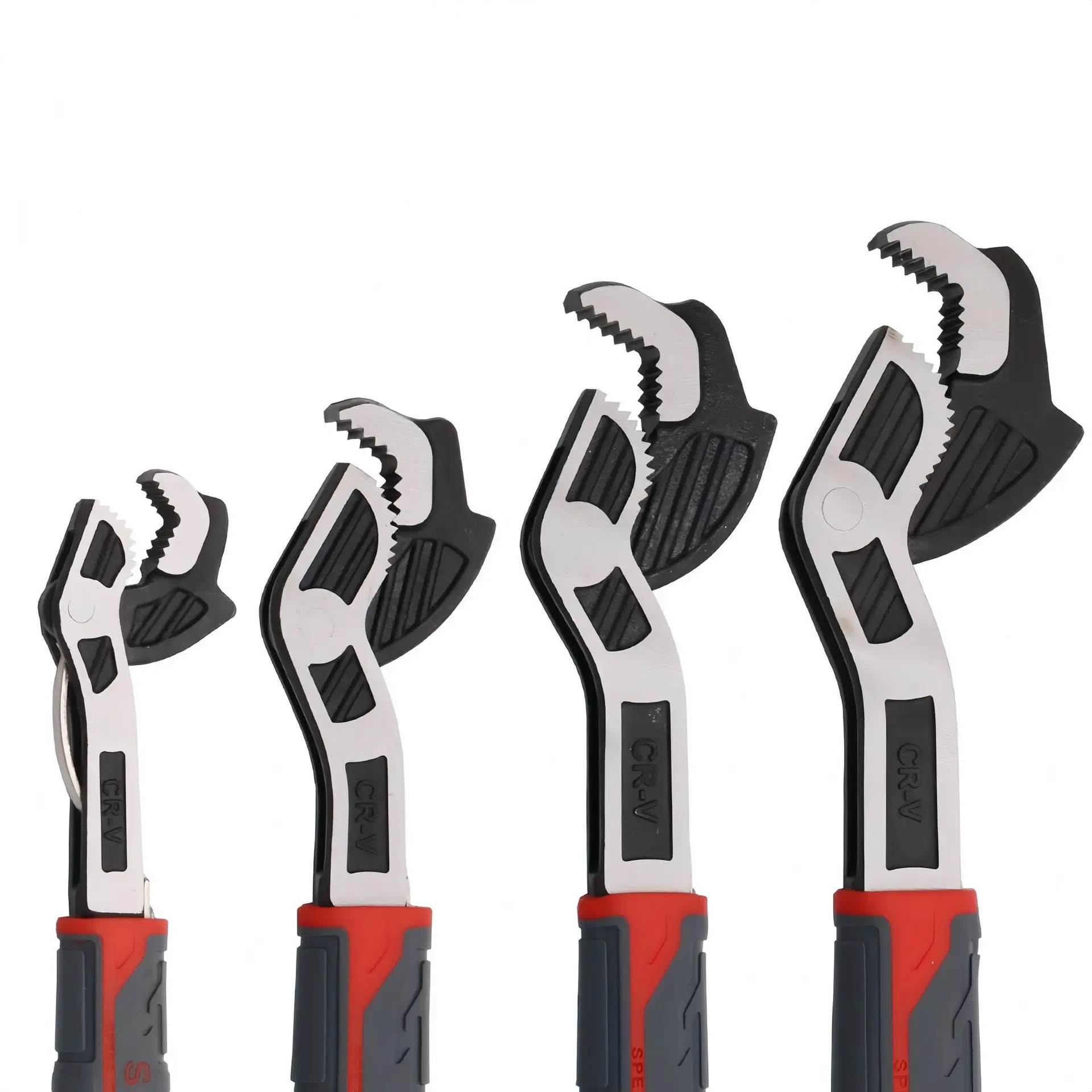 Professional Self Locking Adjustable Wrench Chrome Vanadium Spanner Wide Opening Bathroom Plumbing Tool For Household