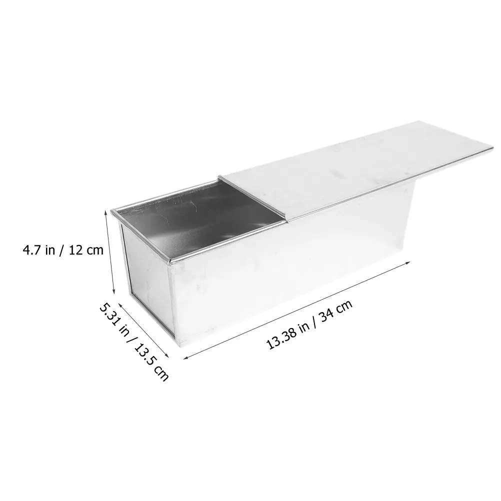 Professional Grade Loaf Pan Aluminium Alloy Nonstick Bread Baking Mold Large Capacity Uniform Heat Distribution for Family