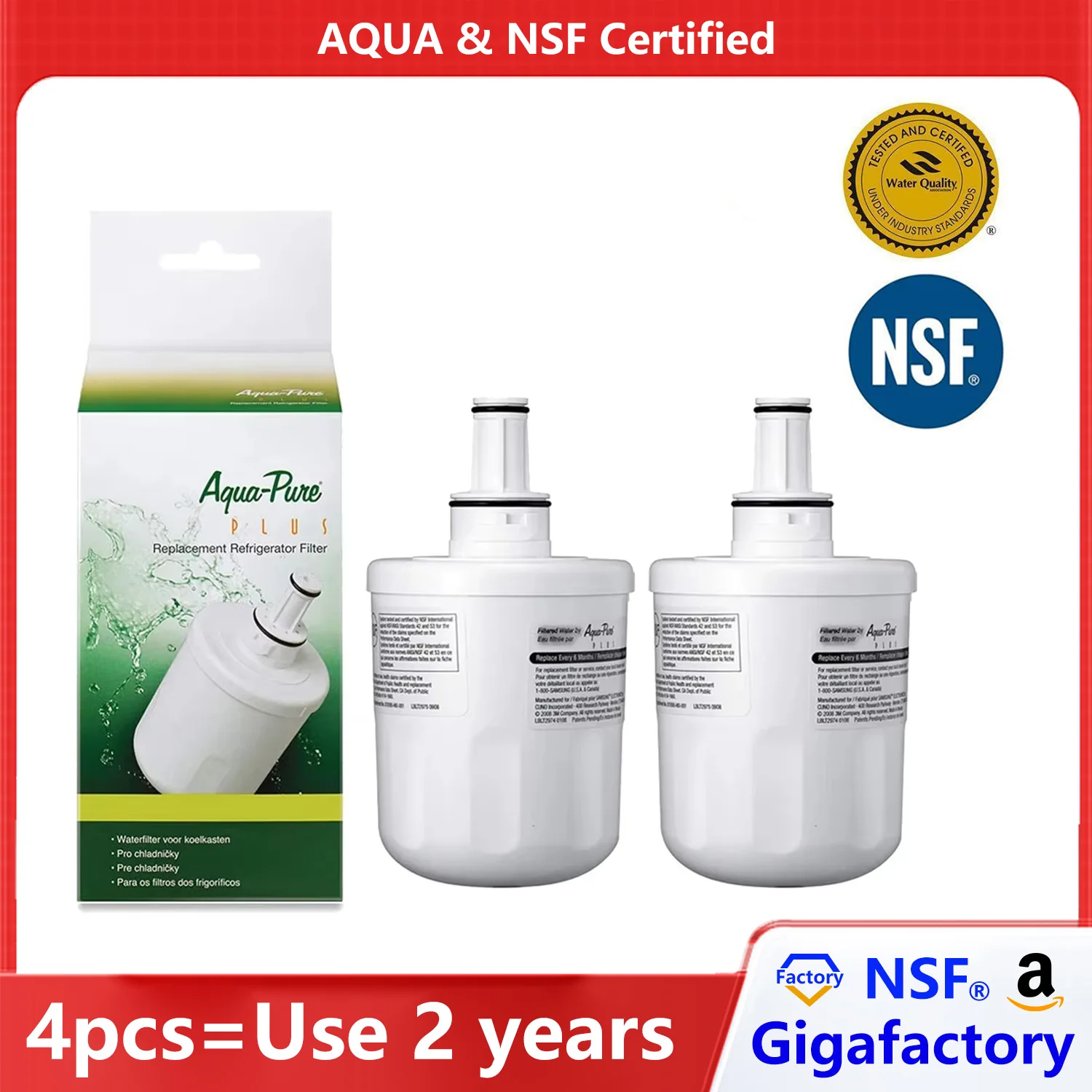 Merk Echte DA29-00003F, DA29-00003A, DA29-00003B, Aqua Pure Plus Waterfilter Vervanging voor Samsung Koelkast