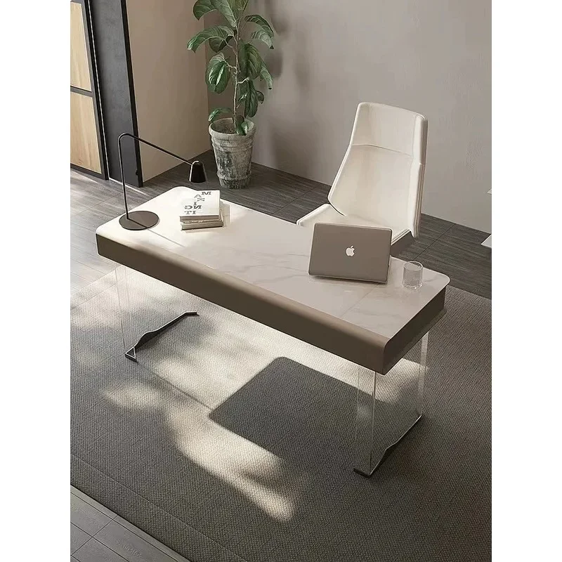 80 N Acrylic Floating Desk Modern Minimalist Study Table for Small Space Home Office Computer Desk