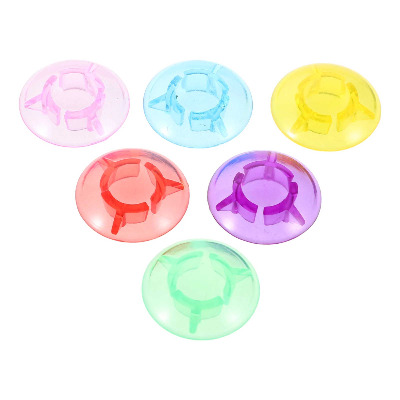 

6 Pcs Mushroom Shaped Plastic Multicolor Footswitch Topper Effect Pedal Knobs Cap Electric Guitar Accessories Colorful Pedal