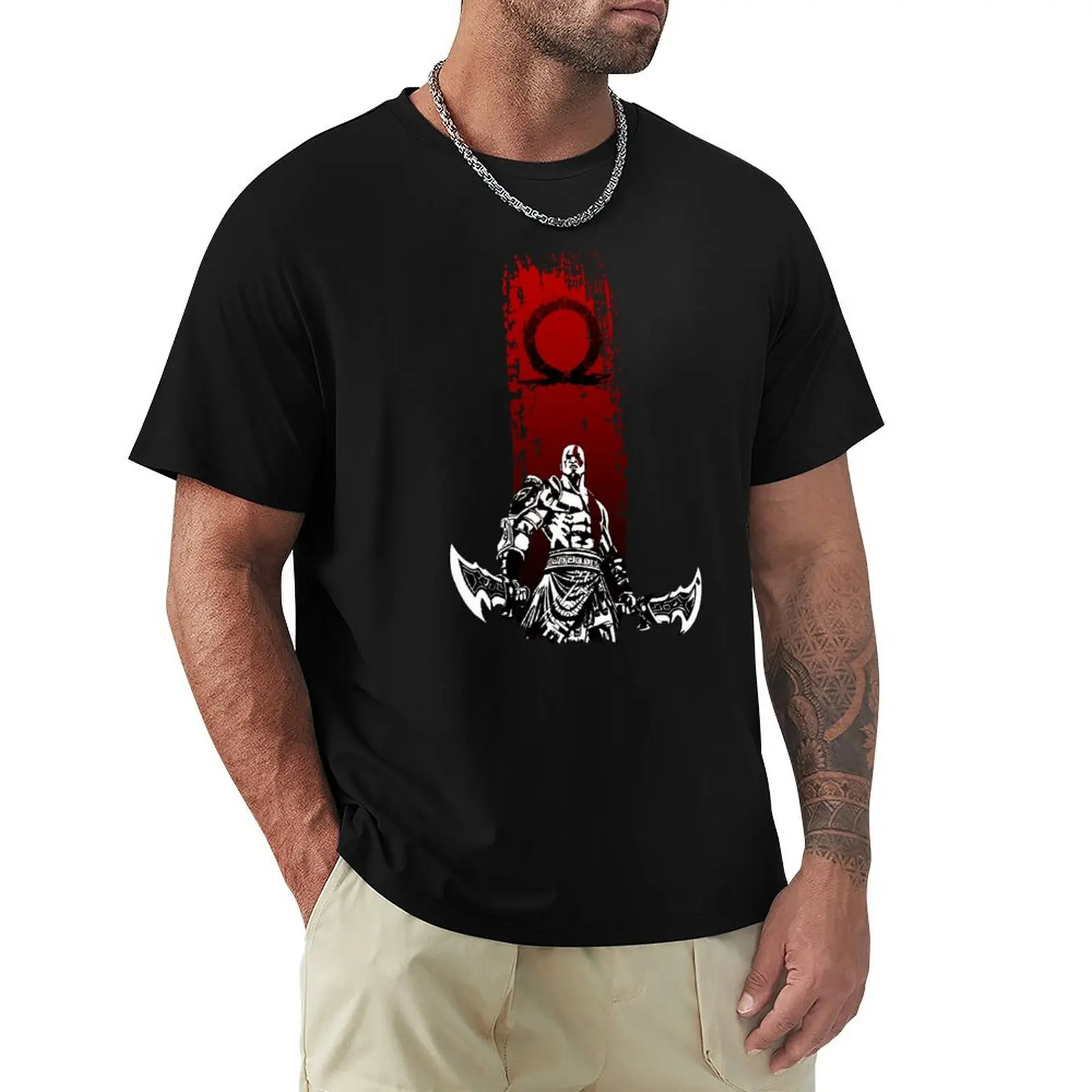 

god of war T-Shirt tees blanks mens t shirts pack