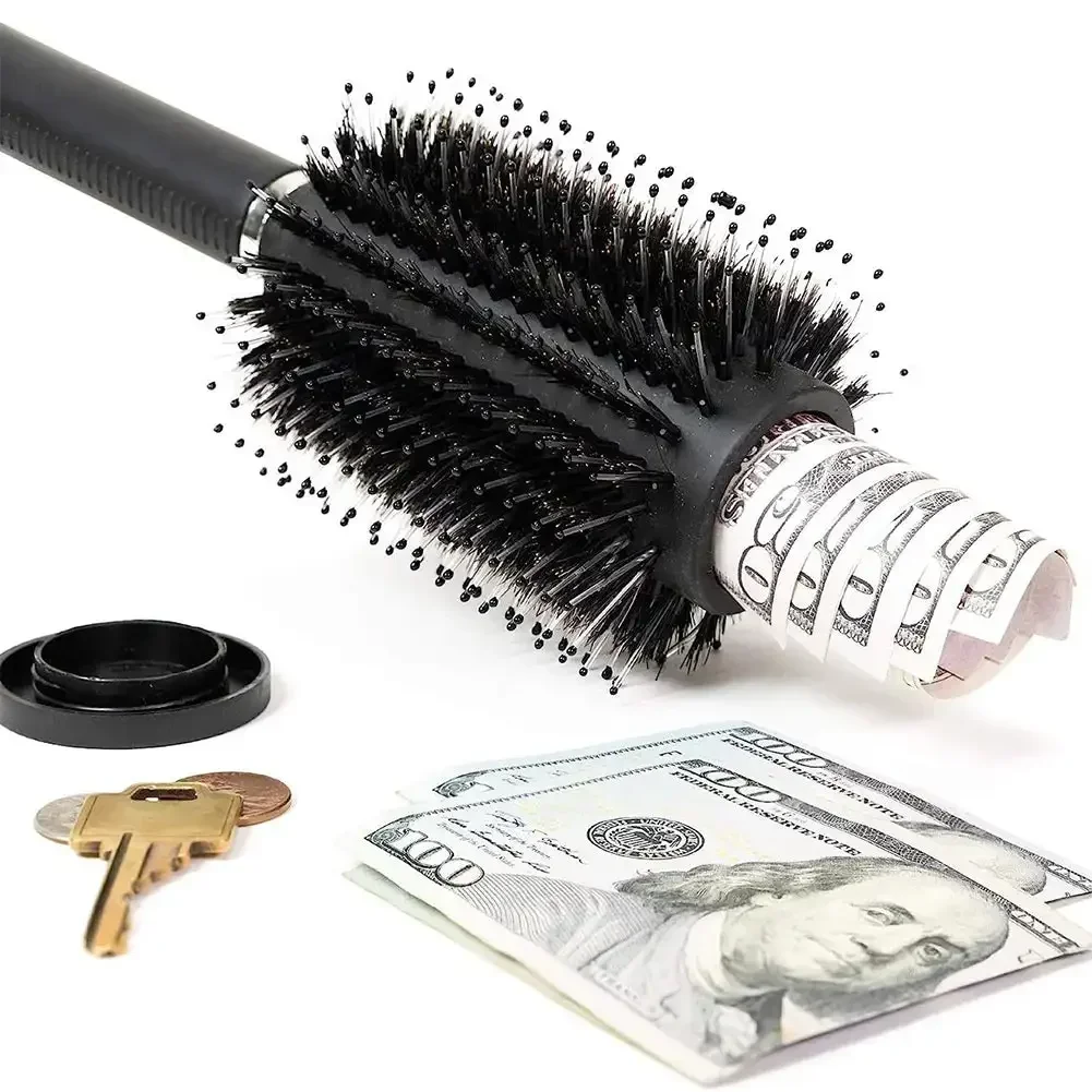 Peigne de brosse à cheveux avec compartiment GNE, cachette de diversion sûre, canonique comme brosse authentique, parfait pour les voyages ou à la maison