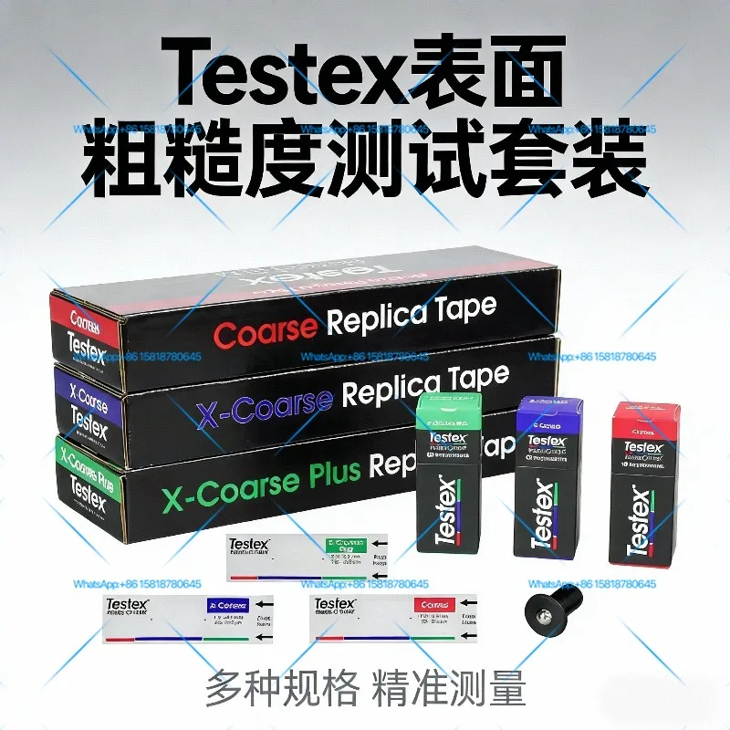 TESTEX Roughness Copy Tape Rubbing Paper E122 X-Coarse A-nchor Pattern Test Paper 38-115μm