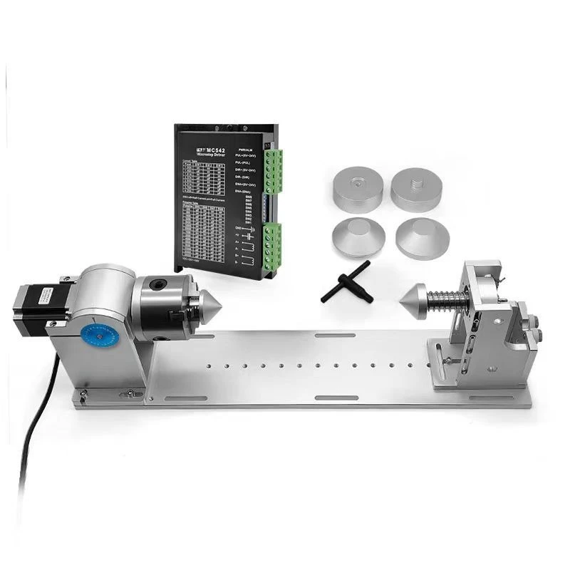 

Laser marking machine table marking fixture rotating tool rotating motor rotating shaft