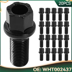 20x Wheel Bolts Lug Nuts WHT002437 WHT001812 8D0601139A For VW Golf Jetta Polo Eos Passat Audi 100 200 80 90 A1 A2 A3 A4 M14x1.5