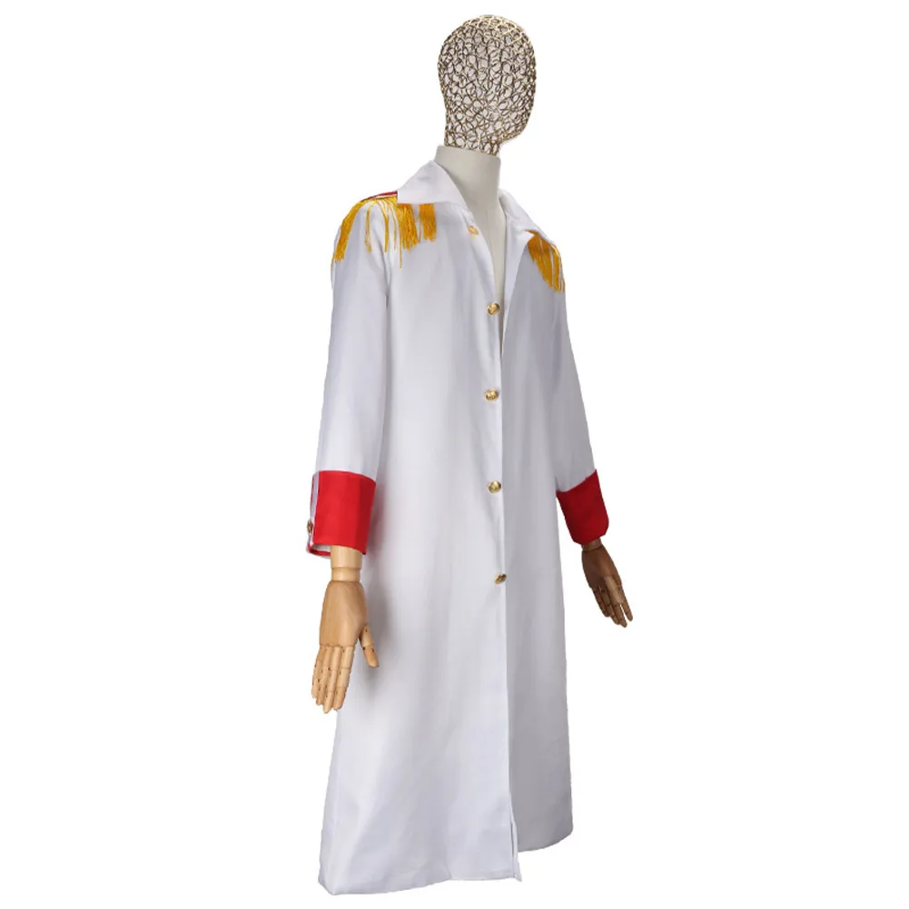 Sakazuki Akainu Cosplay Cloak Coat Piece Garp Admiral Of The Navy Roleplay Costume Halloween Disguise Suit For Adult Men