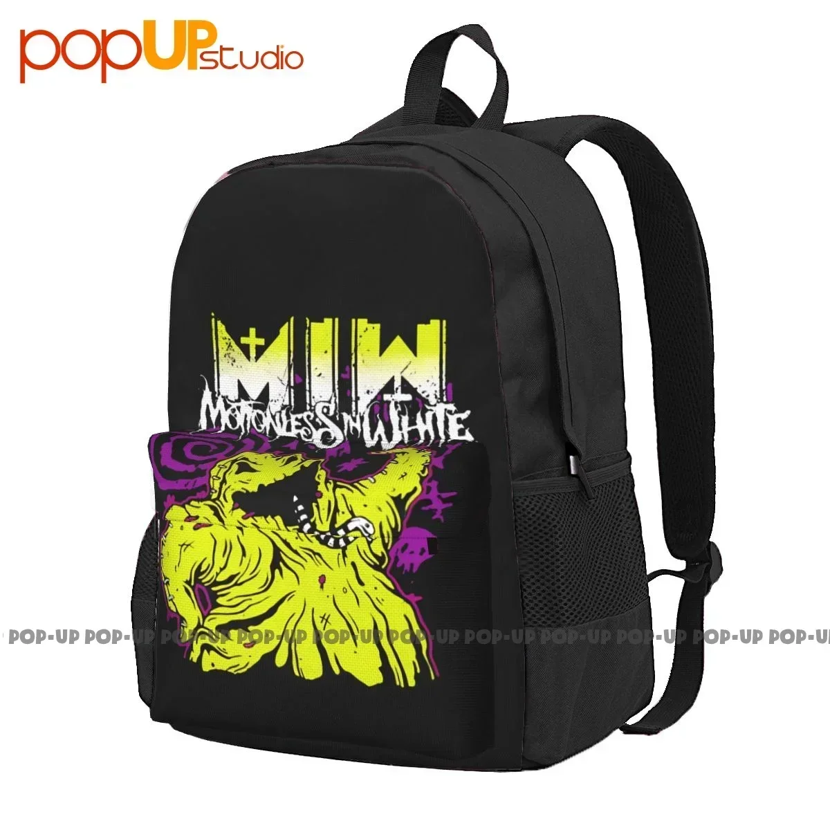 

Motionless In White Merch Oogie Boogie Рюкзак большой емкости для спортзала с мягкой спинкой Спортивная сумка Многофункциональная