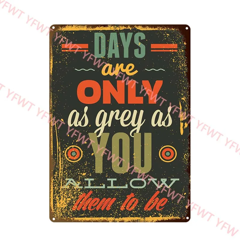 If You Never Try You Will Never Know Quote Metal Sign Plaque Metal Vintage Tin Sign Home Decor Decorative Metal Wall Decor