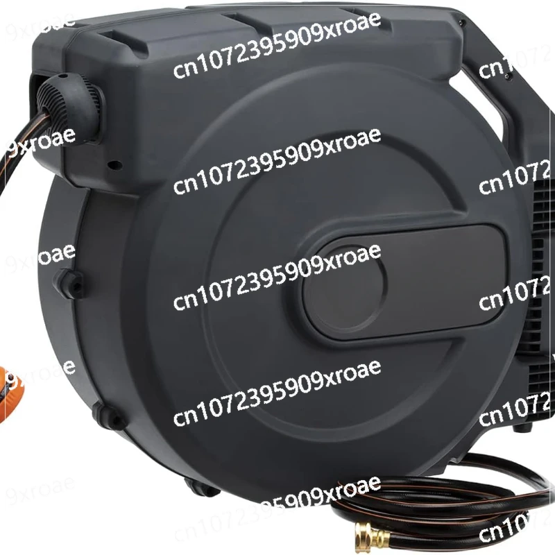 

Heavy Duty Wall Mounted Water Hose Reel Automatic Rewind, AW505/8 Retractable Garden Hose Reel 5/8" x 115+5 ft,