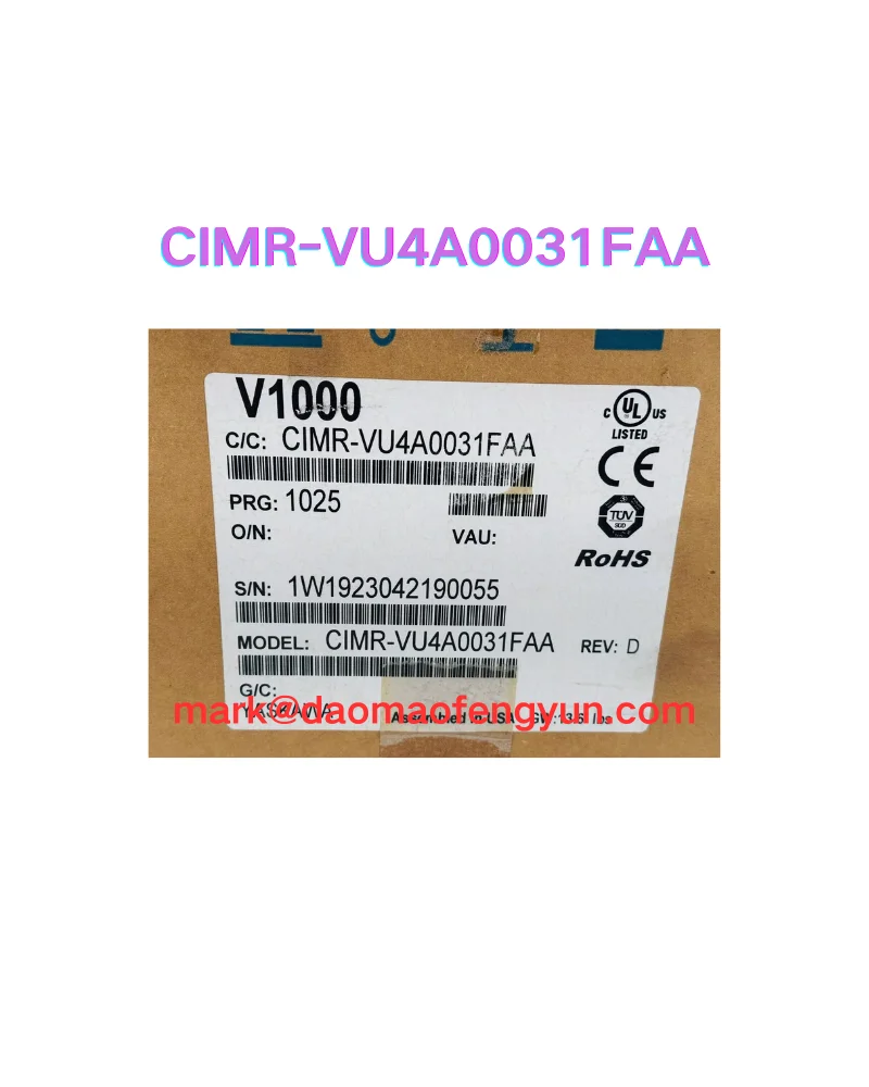 

CIMR-VU4A0031FAA Совершенно новый инвертор