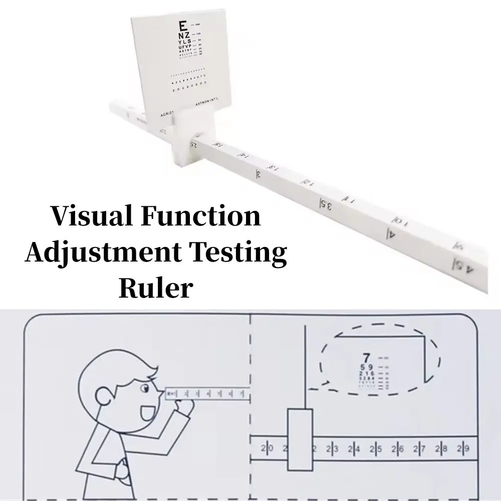 Visual Function Adjustment Testing Ruler Acrylic Measuring Instrument Ophthalmic Visual Adjustment Range Collection Inspection