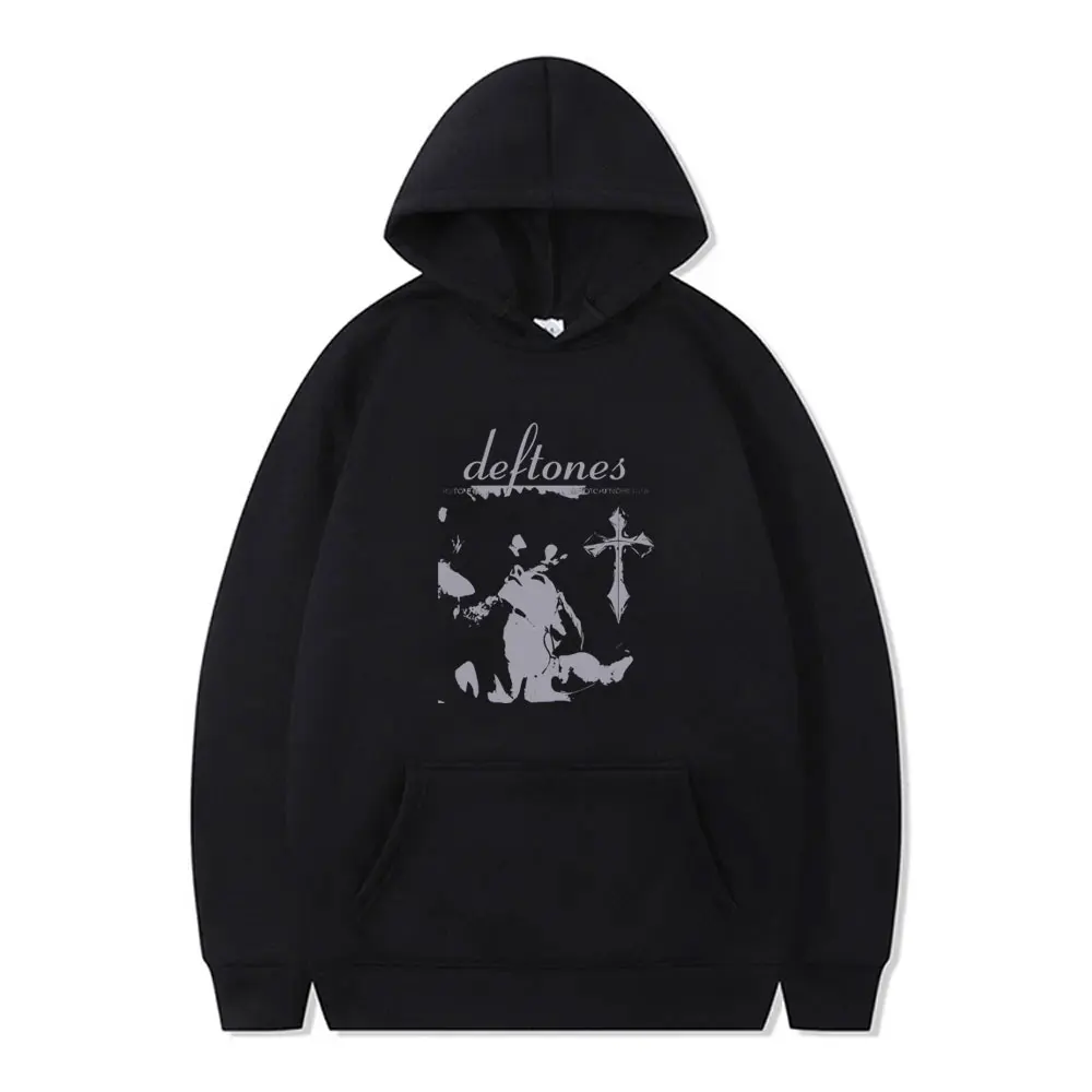 

Rock Band Deftones Saturday Night Wrist Hoodie Men's Alternative Heavy Metal Streetwear Male Fashion Oversized Pullover Hoodies