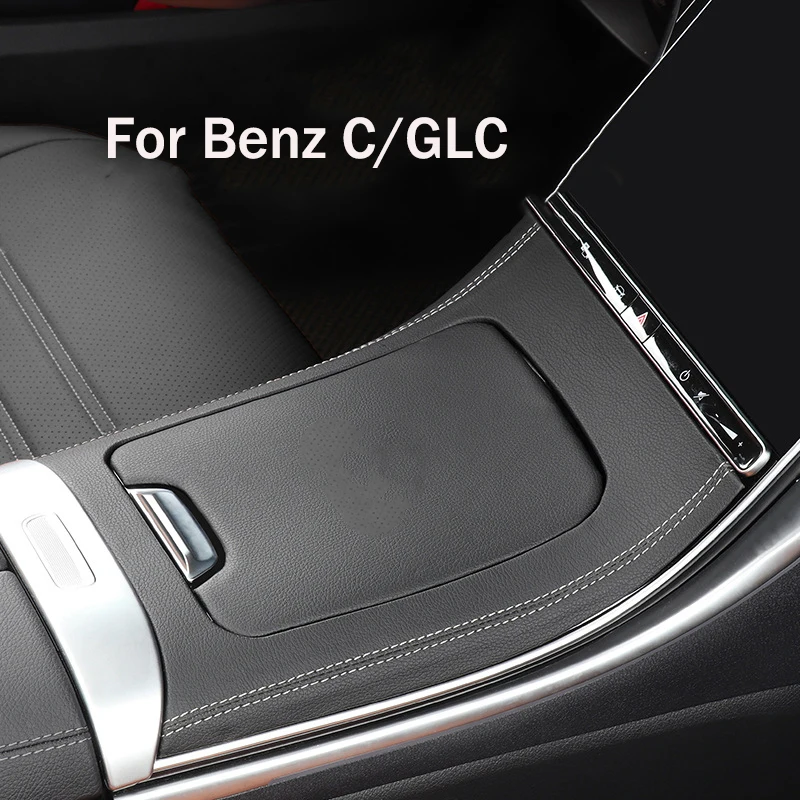 For Mercedes Benz GLC C class  W206 C200L C260L 22~24 Car Leather Central Control Panel Patch Interior Modification Accessories