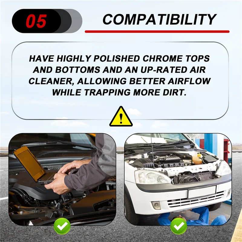 Authentieke Auto Chrome Pannenkoek Hoge Luchtstroom Luchtfilter Voor Alle 1.25 Inch SU HS2 Carburateurs 14X3cm
