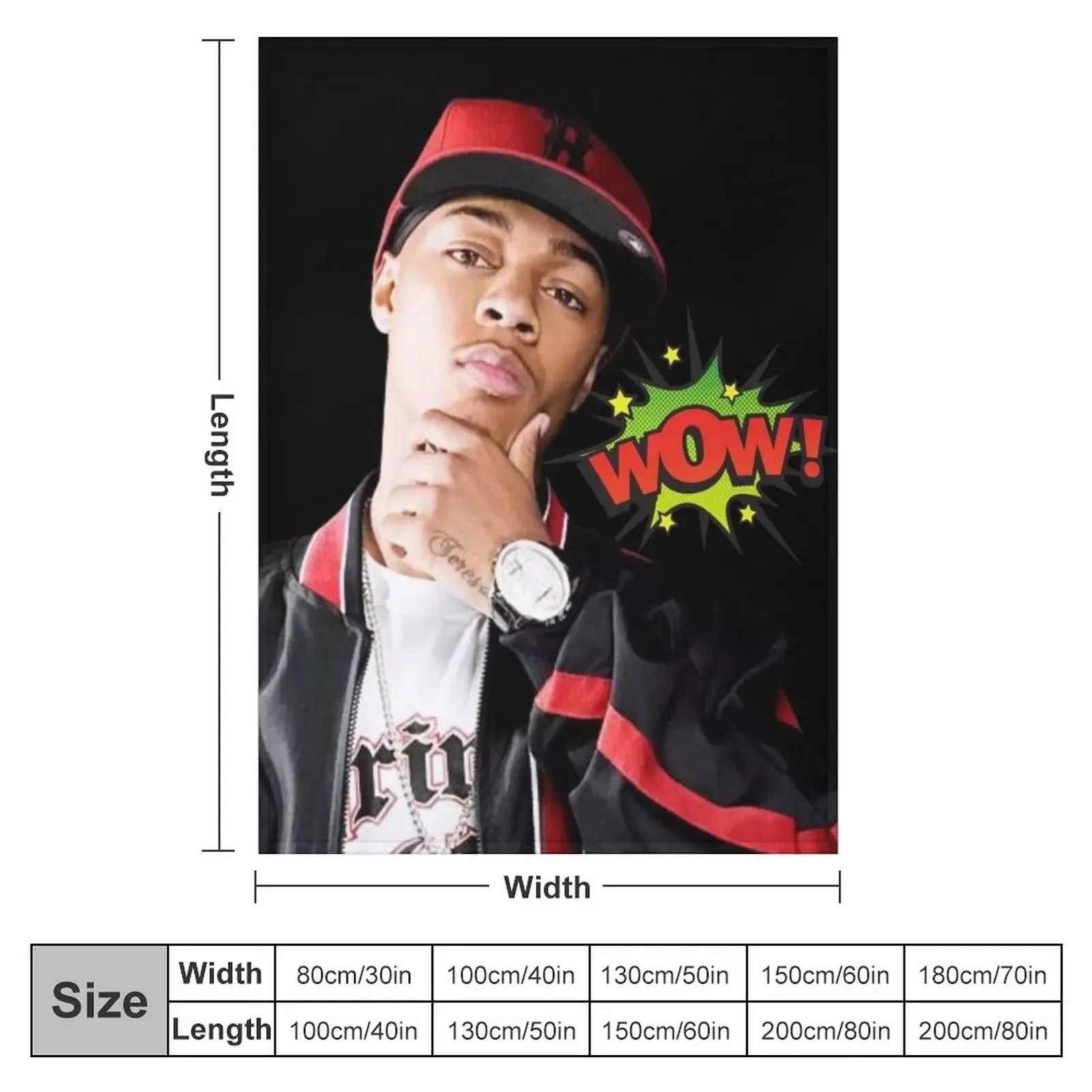 BoW WoW - LiL Bow WoW Throw Blanket Luxury Designer Luxury Throw Personalized Gift halloween Blankets