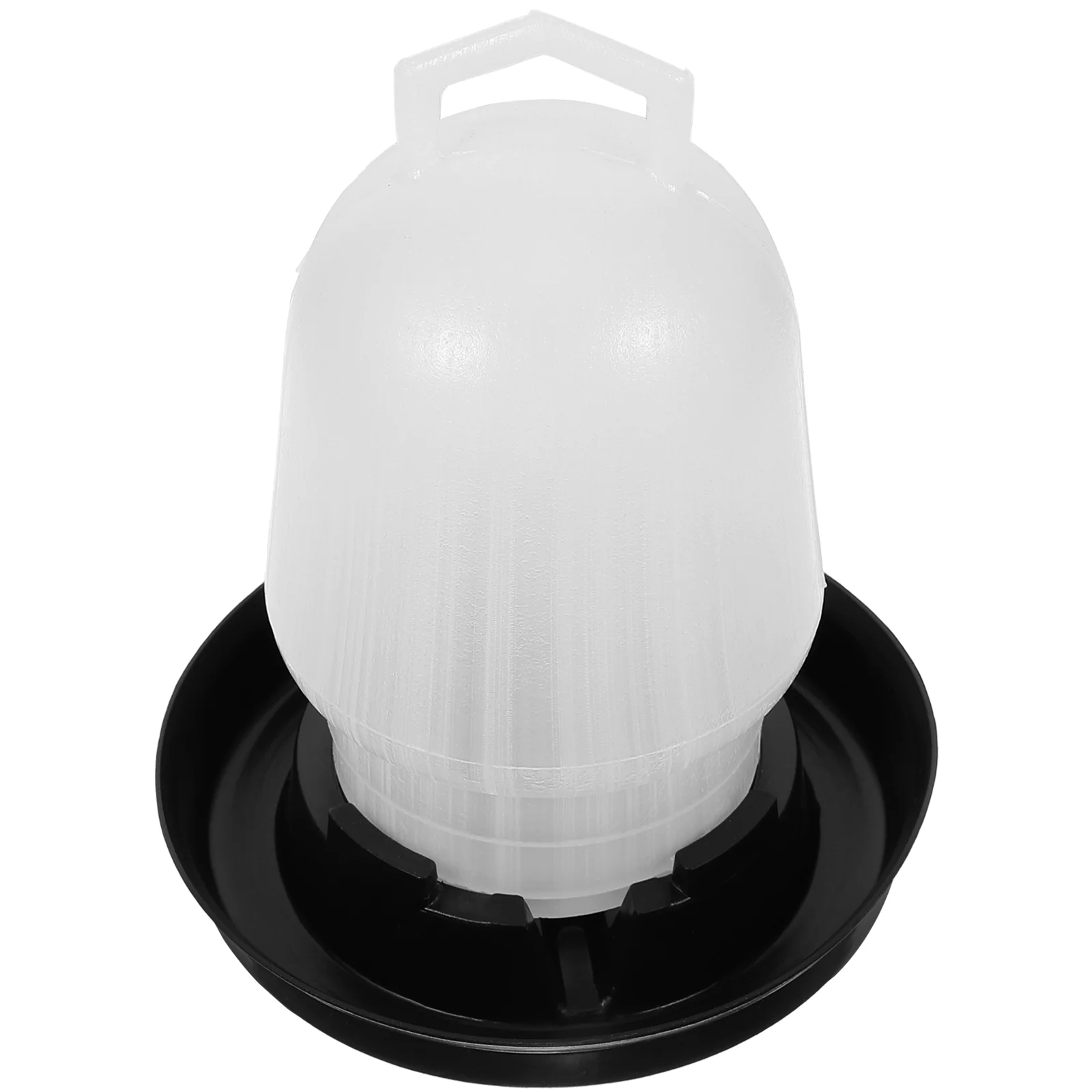 Automatic Chicken Waterer Cup Storage Bucket Cups Drinking Bottle Coop Feeder Plastic Trough Poultry