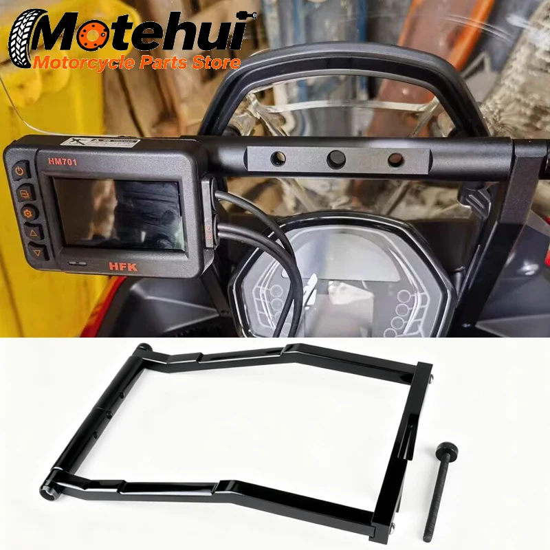 

For Triumph Tiger Sport 660 2022-2025 GPS mobile phone extended navigation bracket Windshield reinforcement bracket
