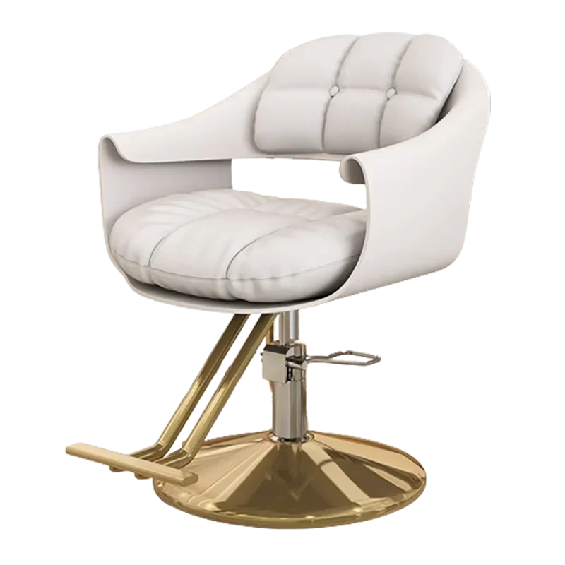 

Fashion Luxury White, High-end Rotating, Comfortable Barber Chair
