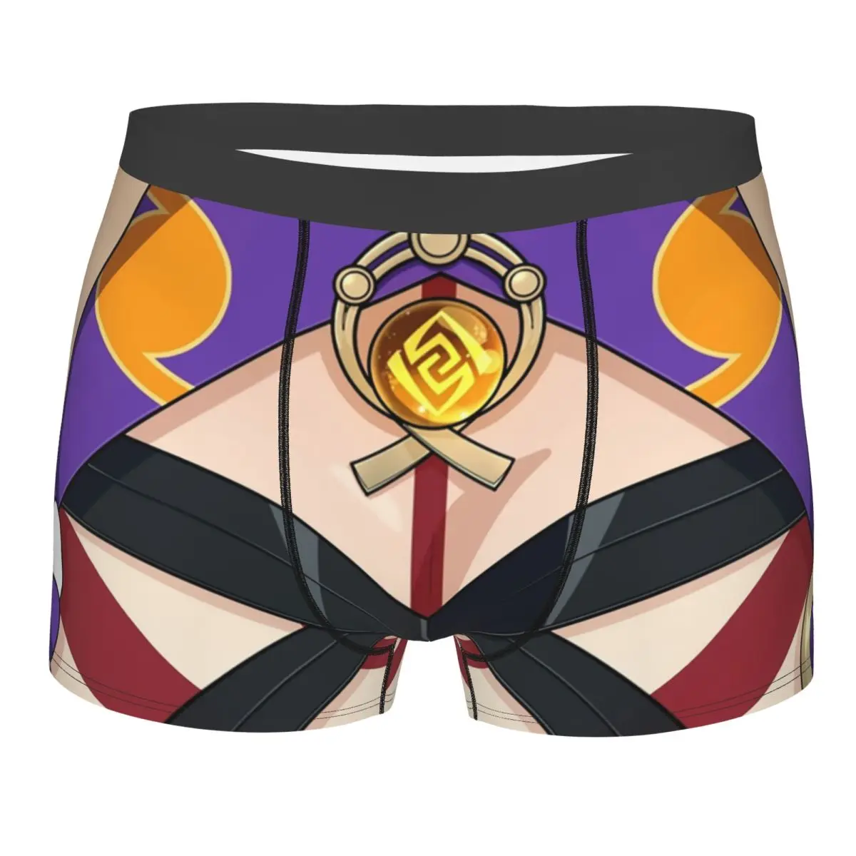 Male Sexy Itto Tiddies Genshin Impact Face Underwear Boxer Briefs Men Stretch Shorts Underpants