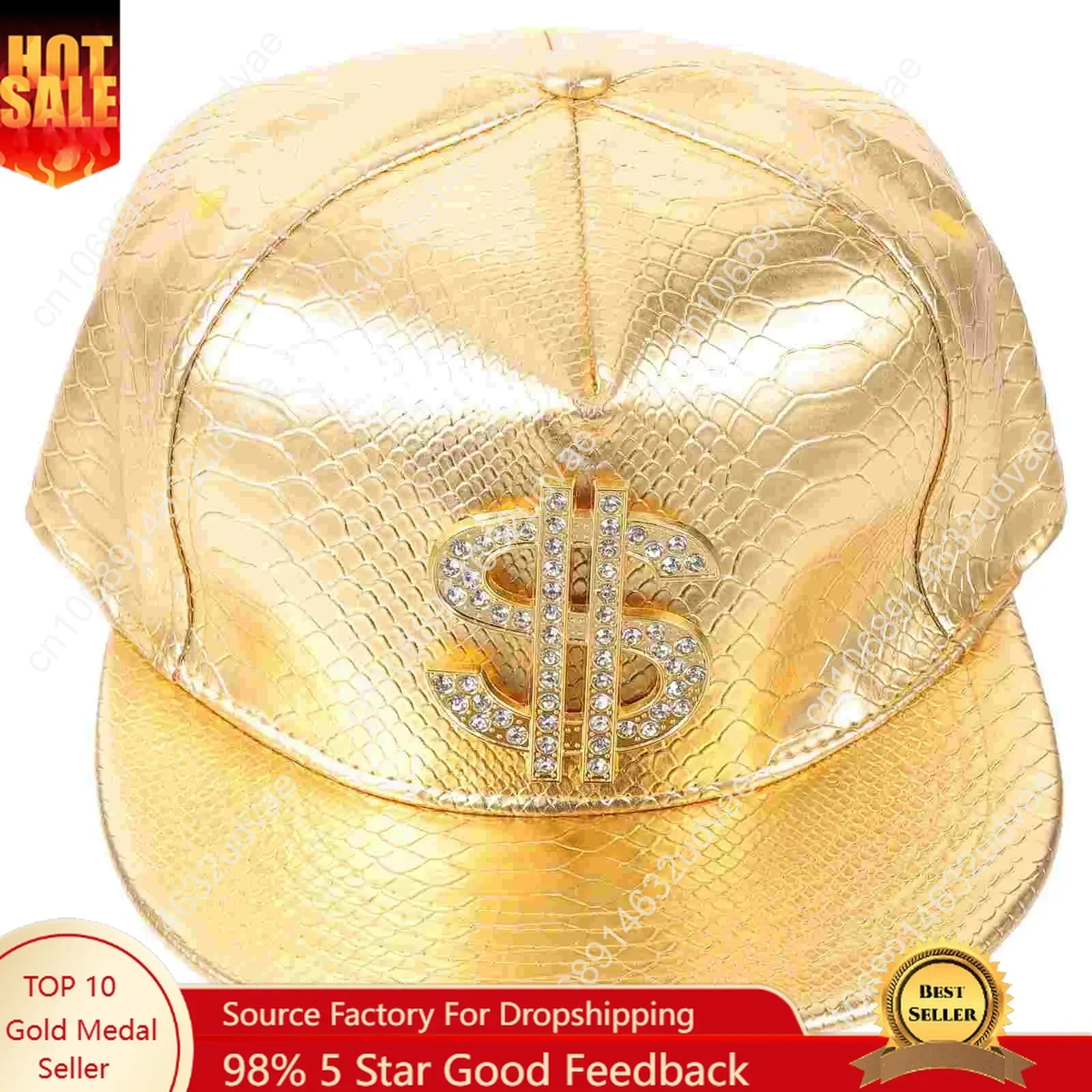 

Dollar Sign Baseball Hat Hats for Men Brand Pu Flat Brimmed Miss