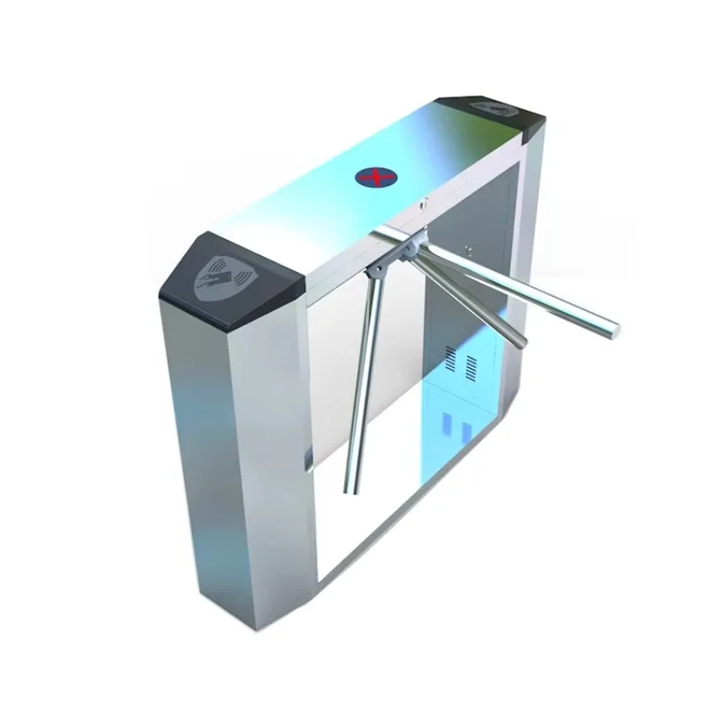 Tripod Turnstile Entrance and Exit Gate Card Swipe Machine for People Access Control Entrance and Exit System