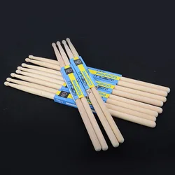 1 Pair Wooden Drum Sticks For Beginners 5A 7A Maple Wood Drumsticks Set Drum Sticks Percussion Instrument Accessories Universal