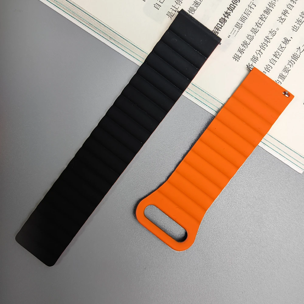 Magnetic Wrist Strap for Samsung Galaxy Watch Band 4 3 41/45mm Soft Silicone Straps for Galaxy 42/46mm Active 2 Bracelet 20/22mm image 6