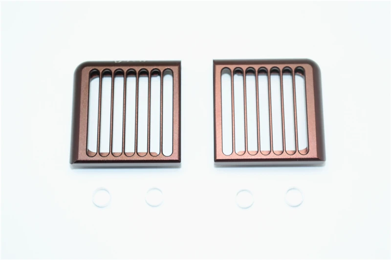 GPM 1/10 TRX4 المدافع درب الزاحف-82056-4 لتجميع المصابيح الأمامية فرشاة عمودية الحرس الألومنيوم